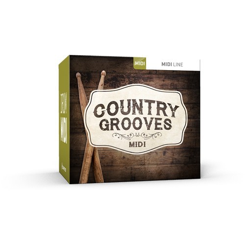 Drum MIDI Country Grooves