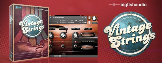 Vintage Strings Banner