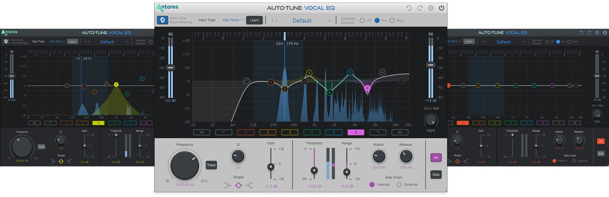 Auto-Tune Vocal EQ GUI