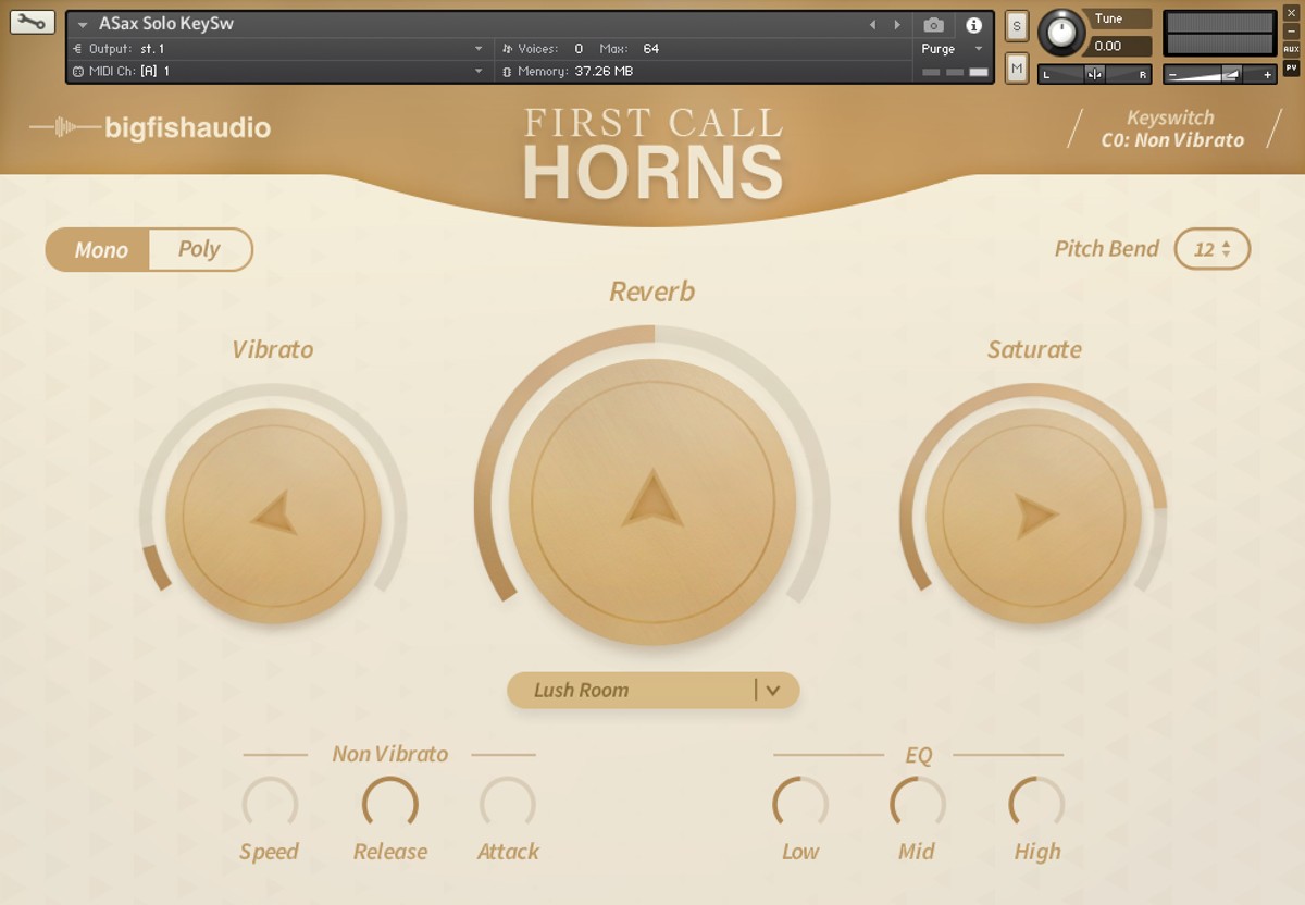 First Call Horns GUI