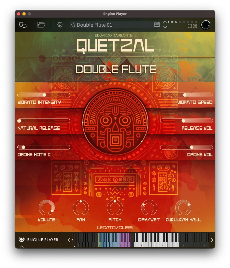 Quetzal Double Flute GUI