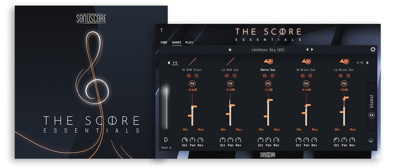 The Score Essentials GUI and Cover Banner