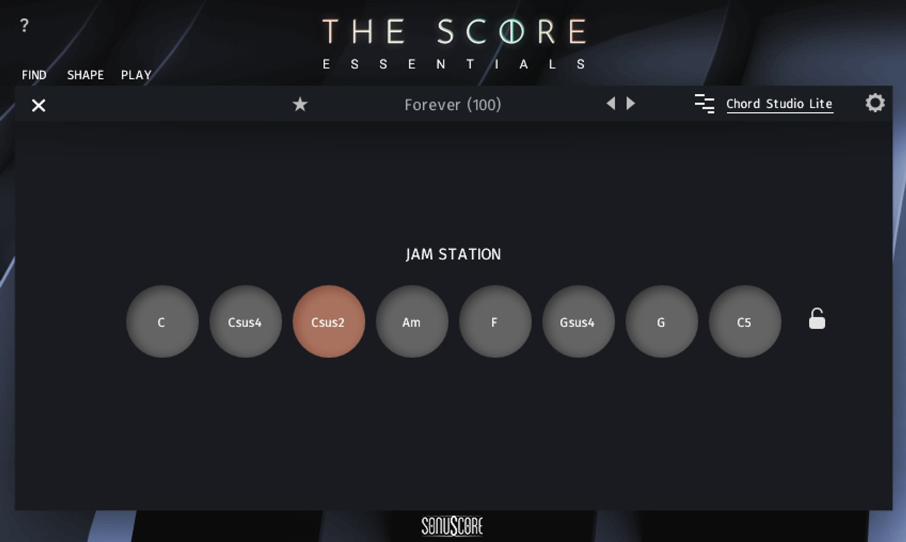 The Score Essentials Jam Station GUI