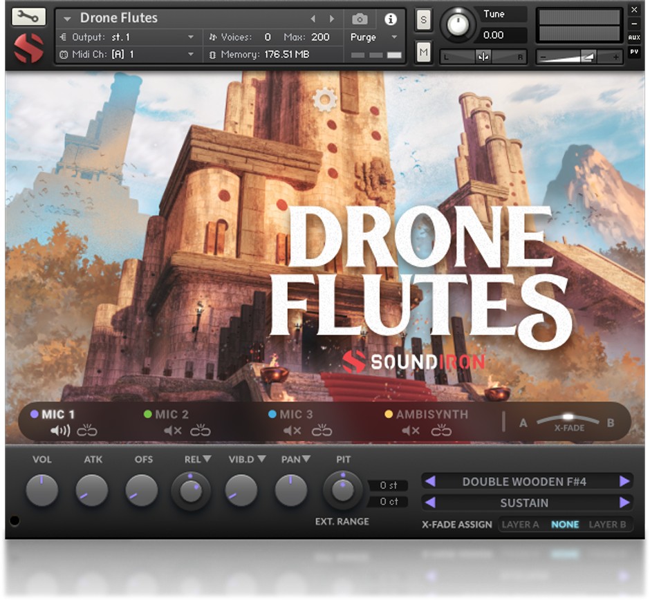 Drone Flutes GUI