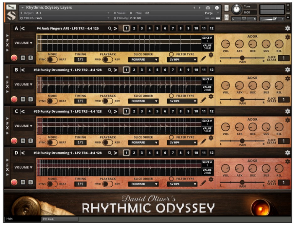 Rhythmic Odyssey GUI